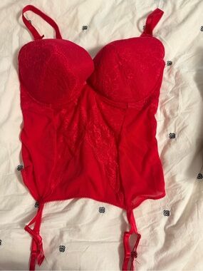 Fig leaves 36FF Lace Bustier Corset Top - Women Intimates & Sleepwear